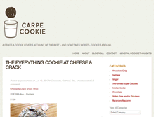 Tablet Screenshot of carpe-cookie.com
